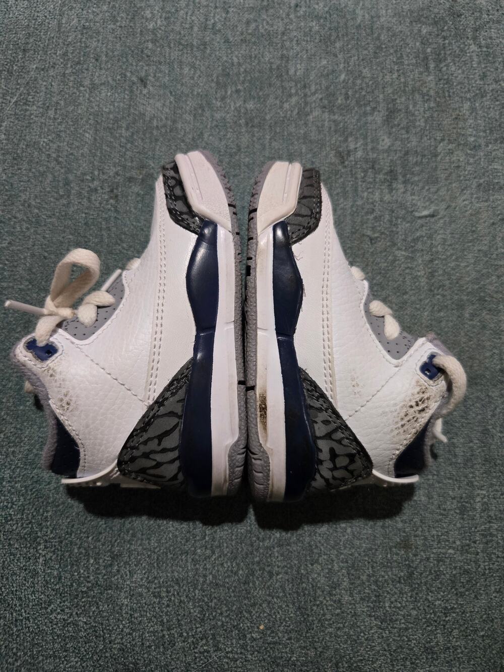Nike Air Jordan 3 Kids Shoes 4C TD Toddler Retro Midnight Navy White DM0968-140